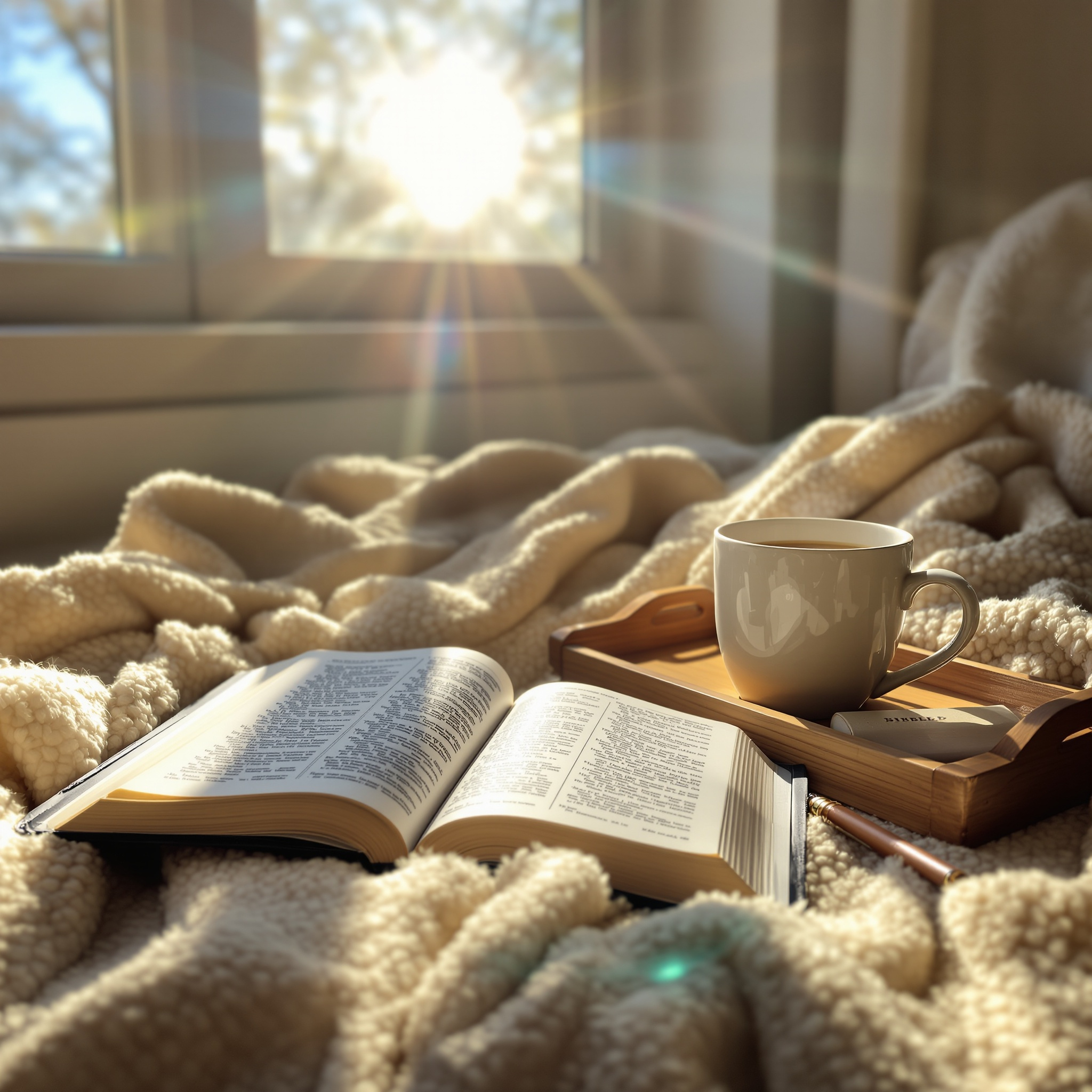 Finding God in anxiety - peaceful scene showing divine presence during anxious moments and spiritual comfort